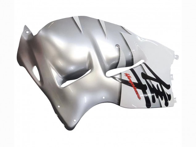1996-2007 Suzuki GSXR 1300 Hayabusa Motorcycle Fairings - White Silver Hayabusa UK