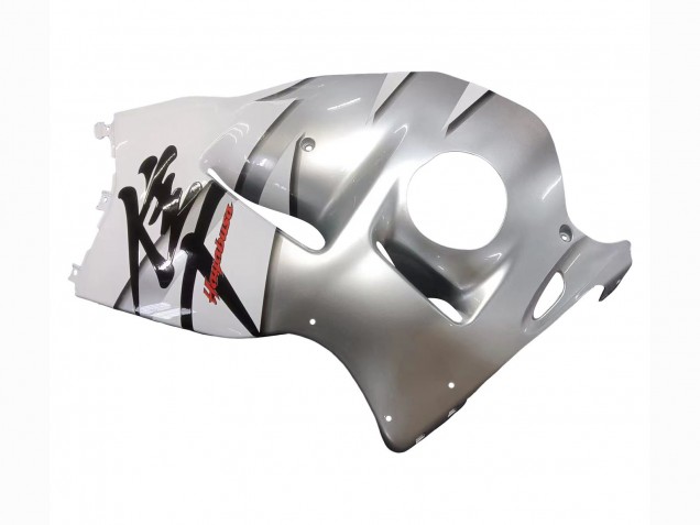 1996-2007 Suzuki GSXR 1300 Hayabusa Motorcycle Fairings - White Silver Hayabusa UK