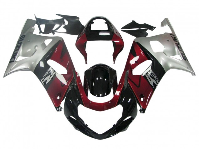 1996-2000 Suzuki GSXR 600 / GSXR 750 Motorcycle Fairings - Dark Blue White UK