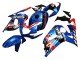 2001-2003 Suzuki GSXR 600 / GSXR 750 Motorcycle Fairings - Blue Red Racing UK