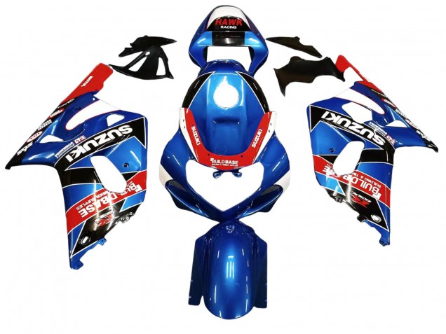 2001-2003 Suzuki GSXR 600 / GSXR 750 Motorcycle Fairings - Blue Red Racing UK