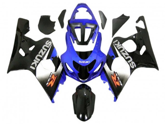 2004-2005 Suzuki GSXR 600 / GSXR 750 Motorcycle Fairings - Blue Black UK
