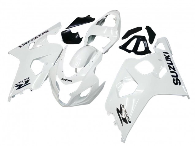 2004-2005 Suzuki GSXR 600 / GSXR 750 Motorcycle Fairings - Pearl White UK
