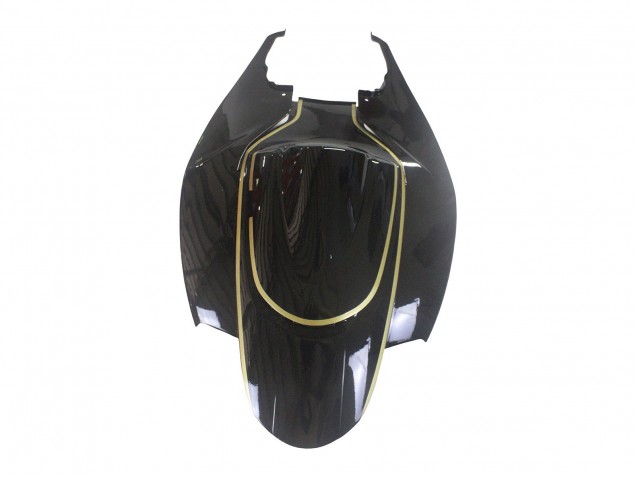 2006-2007 Suzuki GSXR 600 / GSXR 750 Motorcycle Fairings - Glossy Black Gold Stripe UK