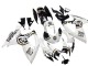 2006-2007 Suzuki GSXR 600 / GSXR 750 Motorcycle Fairings - White Black Lucky Strike Motul UK