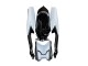 2008-2010 Suzuki GSXR 600 / GSXR 750 Motorcycle Fairing - White Black UK