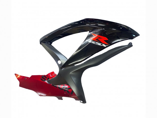 2008-2010 Suzuki GSXR 600 / GSXR 750 Motorcycle Fairing - Red Glossy Black UK