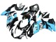 2011-2024 Suzuki GSXR 600 / GSXR 750 Motorcycle Fairings - Glossy Black Light Blue UK