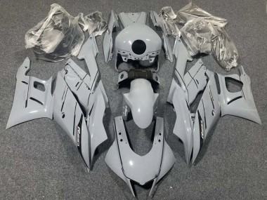 Custom 2015-2018 Yamaha YZF R3/R25 Motorcycle Fairings - Nardo Grey Black UK