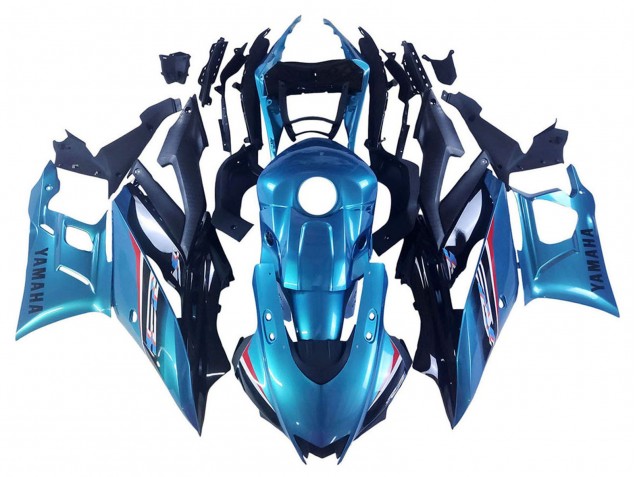 2019-2021 Yamaha YZF R3/R25 Motorcycle Fairing - Blue Black UK