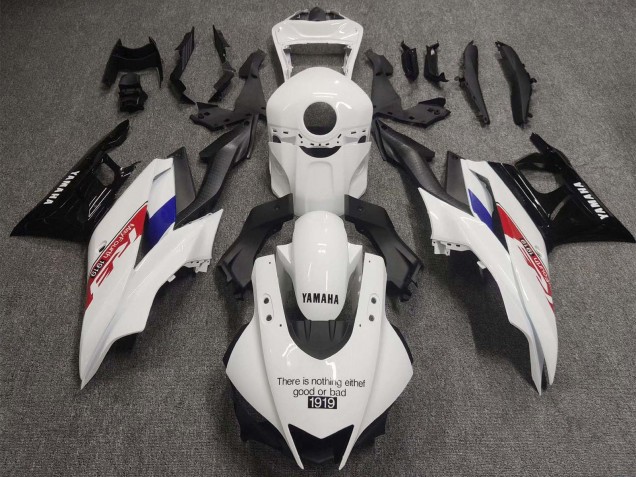 2019-2021 Yamaha YZF R3/R25 Motorcycle Fairings - White Red Blue Black Carbon Fiber 1919 UK