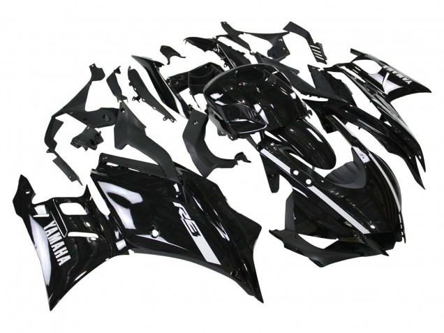 2019-2021 Yamaha YZF R3/R25 Motorcycle Fairings - Glossy Black White UK