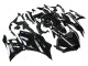 2019-2021 Yamaha YZF R3/R25 Motorcycle Fairings - Glossy Black White UK