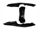 2019-2021 Yamaha YZF R3/R25 Motorcycle Fairings - Glossy Black White UK