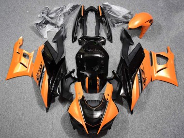Custom 2019-2021 Yamaha YZF R3/R25 Motorcycle Fairings - Orange Glossy Black UK