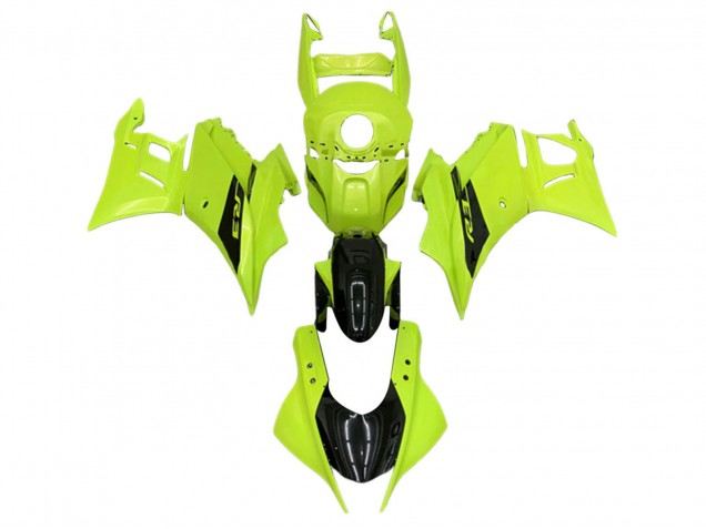 2019-2021 Yamaha YZF R3/R25 Motorcycle Fairings - Neon Green Black UK