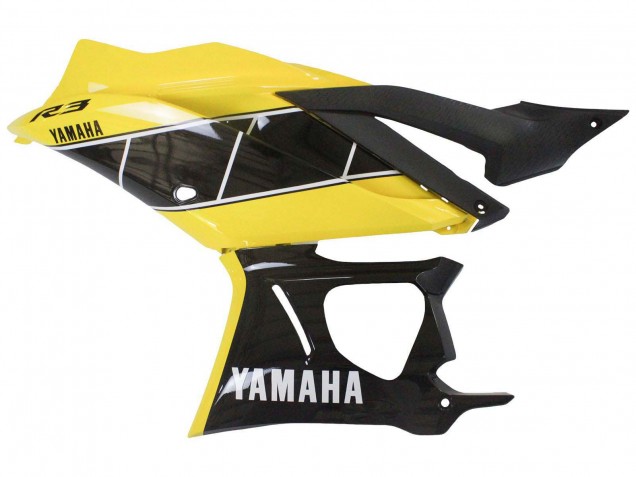2019-2021 Yamaha YZF R3/R25 Motorcycle Fairings - Yellow Black UK
