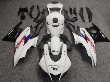 Custom 2022-2024 Yamaha YZF R3/R25 Motorcycle Fairings - White Red Blue Black 1919 UK