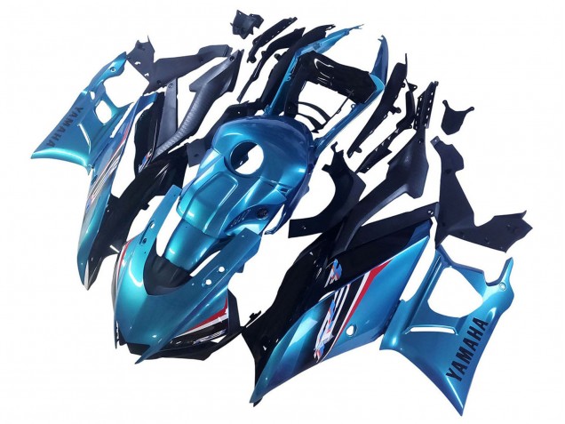 2022-2024 Yamaha YZF R3/R25 Motorcycle Fairing - Blue White Red Black UK