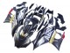 2022-2024 Yamaha YZF R3/R25 Motorcycle Fairings - Black Carbon Fiber Style Gold Red ABBOT UK