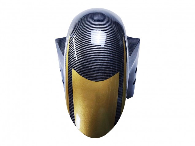 2022-2024 Yamaha YZF R3/R25 Motorcycle Fairings - Black Carbon Fiber Style Gold Red ABBOT UK
