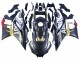 2022-2024 Yamaha YZF R3/R25 Motorcycle Fairings - Black Carbon Fiber Style Gold Red ABBOT UK