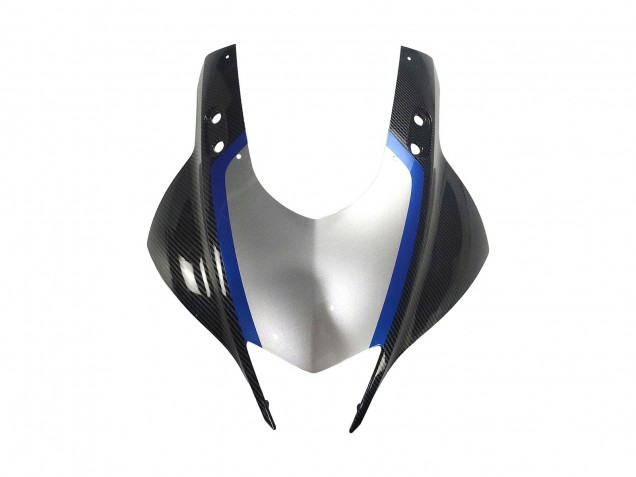 2022-2024 Yamaha YZF R3/R25 Motorcycle Fairings - Black Carbon Fiber Style Silver Blue UK