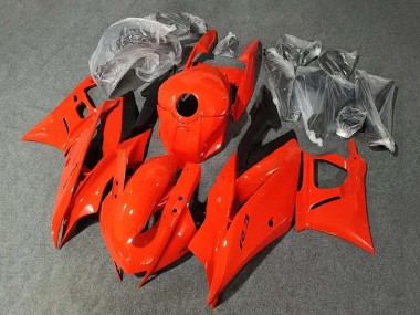 Custom 2022-2024 Yamaha YZF R3/R25 Motorcycle Fairings - Red UK