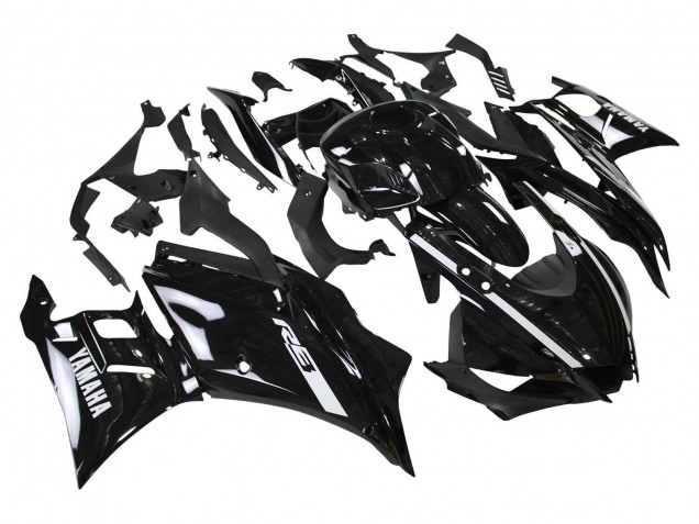 2022-2024 Yamaha YZF R3/R25 Motorcycle Fairings - Glossy Black UK
