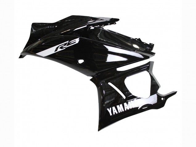 2022-2024 Yamaha YZF R3/R25 Motorcycle Fairings - Glossy Black UK