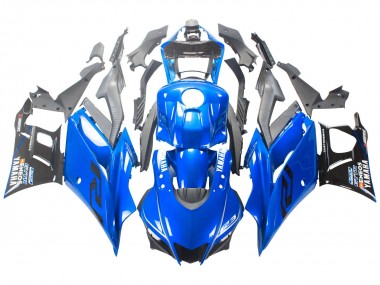 Custom 2022-2024 Yamaha YZF R3/R25 Motorcycle Fairings - Blue Black ENEOS UK