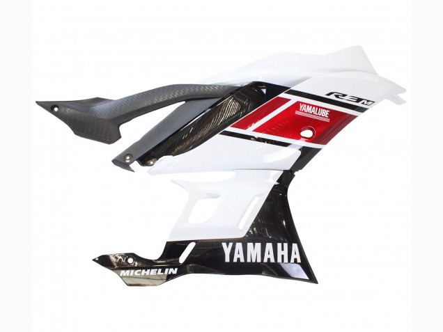 2022-2024 Yamaha YZF R3/R25 Motorcycle Fairings - White Red Black Yamalube UK