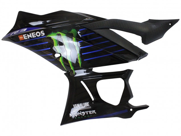 2022-2024 Yamaha YZF R3/R25 Motorcycle Fairings - Blue Green Black Monster Yamalube ENEOS UK