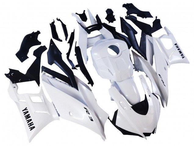 2022-2024 Yamaha YZF R3/R25 Motorcycle Fairings - White UK