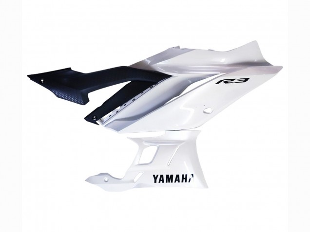 2022-2024 Yamaha YZF R3/R25 Motorcycle Fairings - White UK
