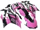 2022-2024 Yamaha YZF R3/R25 Motorcycle Fairings - Pink Glossy Black Monster UK