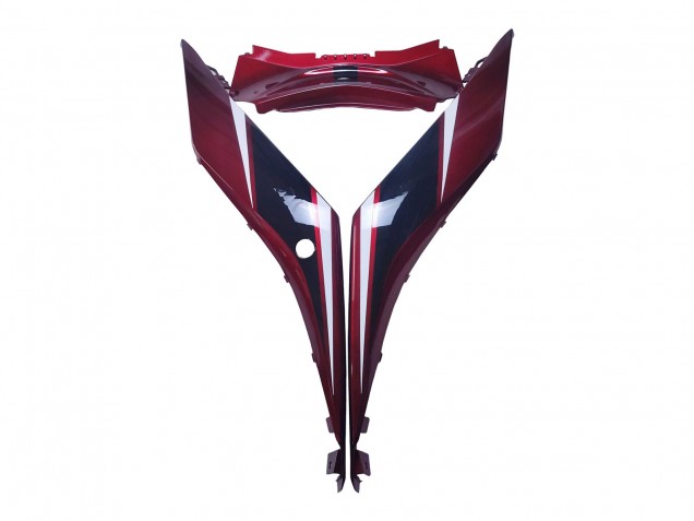 2022-2024 Yamaha YZF R3/R25 Motorcycle Fairing - Red White Glossy Black UK