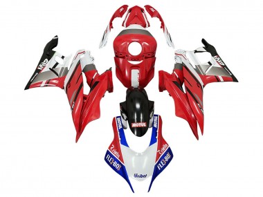 Custom 2022-2024 Yamaha YZF R3/R25 Motorcycle Fairings - White Red Blue Black Motul Flex Box Givi Unubat UK