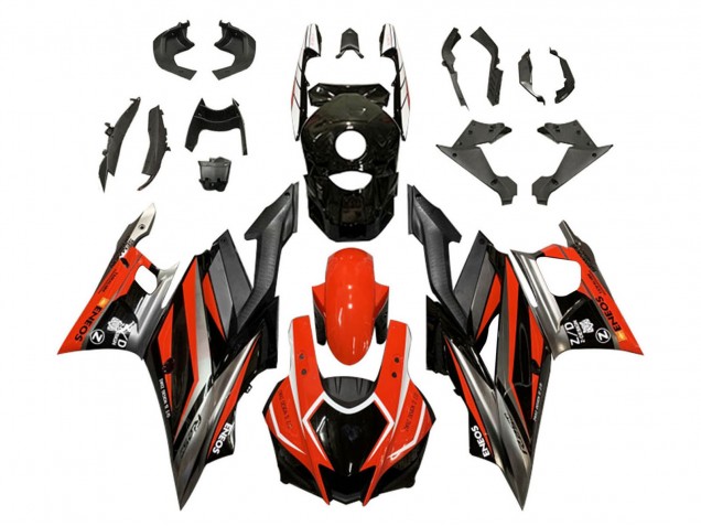2022-2024 Yamaha YZF R3/R25 Motorcycle Fairings - Red Grey Black ENEOS UK