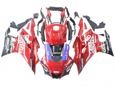 Custom 2022-2024 Yamaha YZF R3/R25 Motorcycle Fairings - Red Blue Black Lenovo Valsir UK