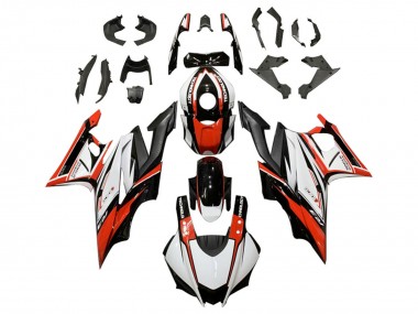 Custom 2022-2024 Yamaha YZF R3/R25 Motorcycle Fairing Kits - White Red Black UK