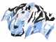 2022-2024 Yamaha YZF R3/R25 Motorcycle Fairings - White Light Blue UK