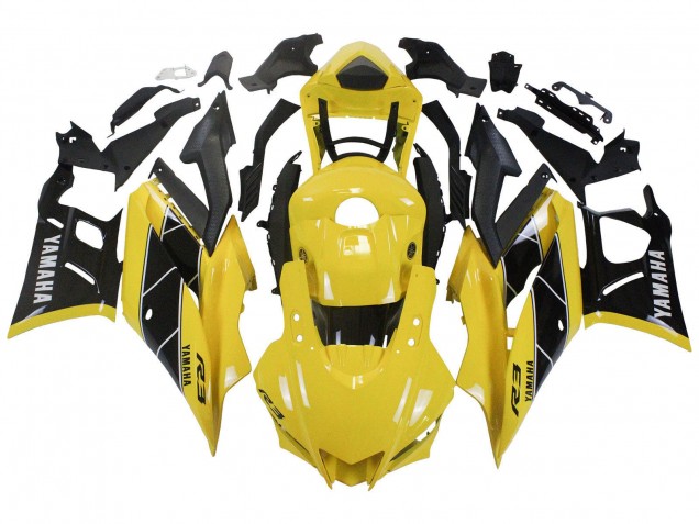 2022-2024 Yamaha YZF R3/R25 Motorcycle Fairing - Yellow Black UK