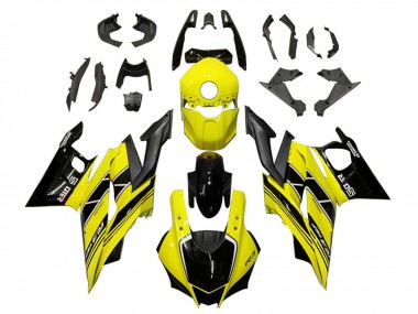 Custom 2022-2024 Yamaha YZF R3/R25 Motorcycle Fairings - Yellow Black UK