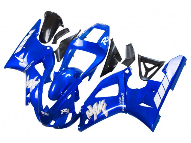 1998-1999 Yamaha YZF 1000 R1 Motorcycle Fairings - Blue White UK