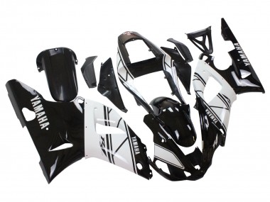 Custom 2000-2001 Yamaha YZF 1000 R1 Motorcycle Fairings - White Black UK