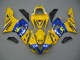 2000-2001 Yamaha YZF 1000 R1 Motorcycle Fairings - White Yellow Blue Motul Camel UK