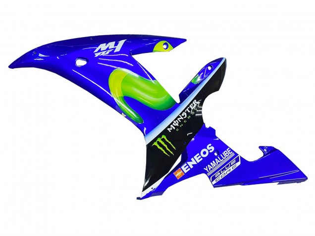 2002-2003 Yamaha YZF 1000 R1 Motorcycle Fairings - Blue Black Green MoviStar ENEOS Monster UK