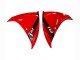 2012-2014 Yamaha YZF 1000 R1 Motorcycle Fairing - Red Glossy Black UK