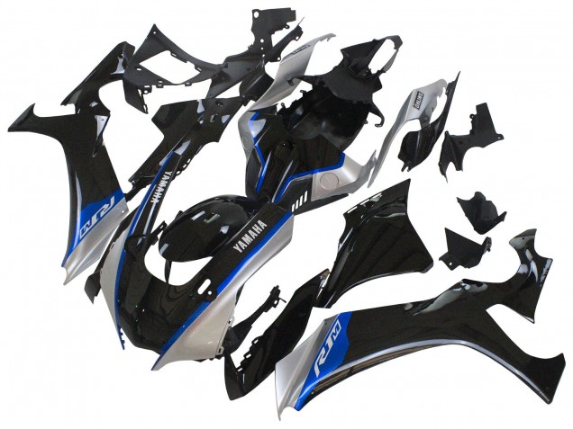 2020-2025 Yamaha YZF 1000 R1 Motorcycle Fairings - Glossy Black Silver Blue UK